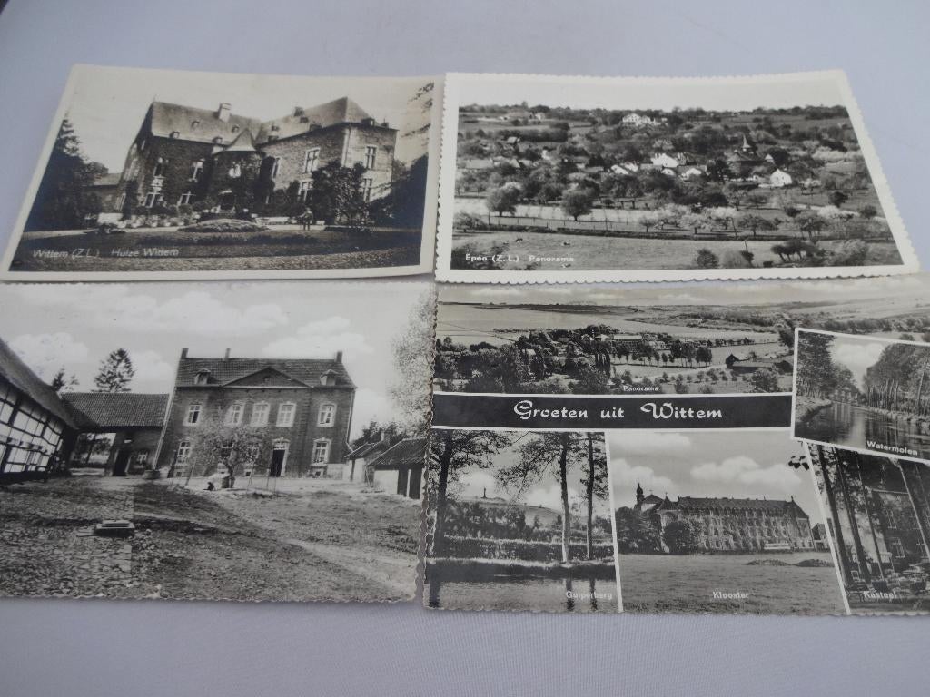 4 Ansichtkaarten Epen en Wittem Zuid-Limburg, Ophalen of Verzenden, 1960 tot 1980, Gelopen, Limburg