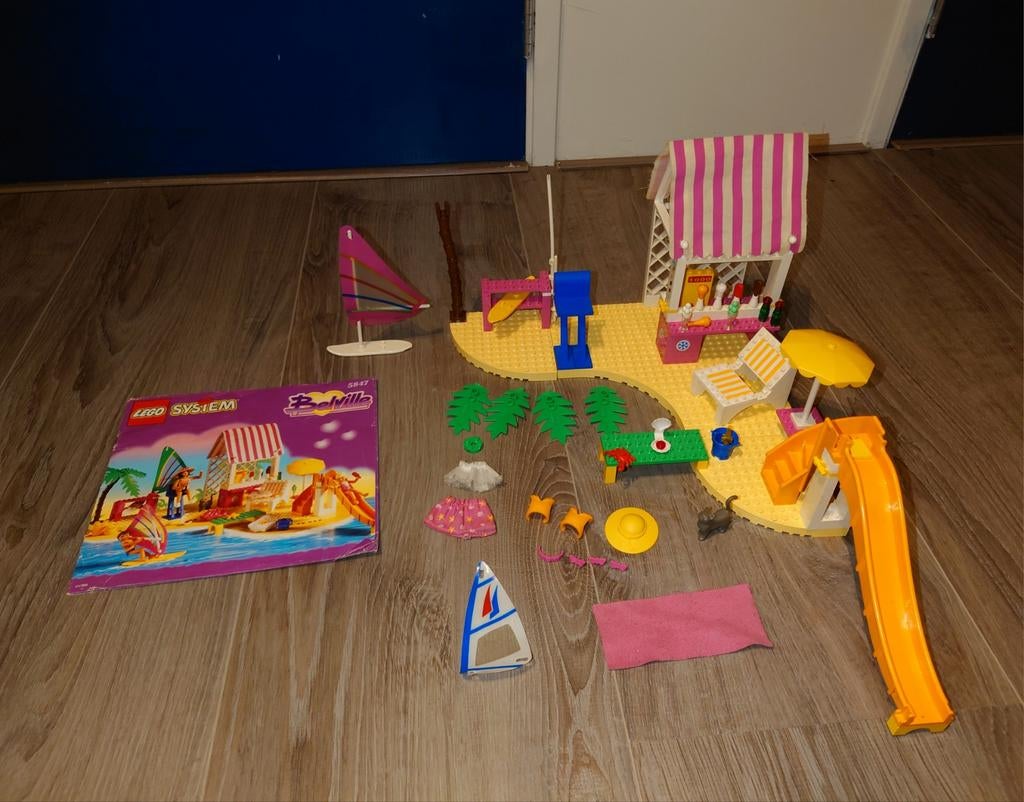 Meisjes Lego Belville set 5847 Surfers Paradijs, Kinderen en Baby's, Speelgoed | Duplo en Lego, Ophalen of Verzenden, Inclusief instructies