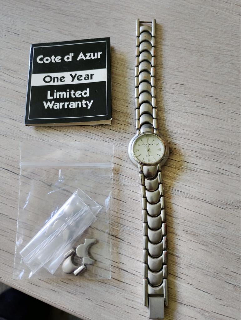 Dames horloge Cote d' Azur, Overige merken, Staal, Staal, Polshorloge