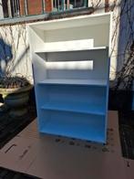 3 Vintage Houten Kastjes OMF - Wit Geverfd, Ophalen, Met plank(en), Gebruikt, Vintage