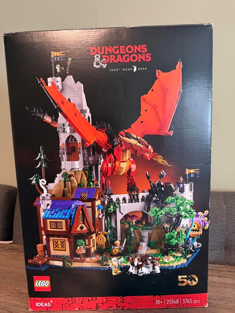 lego 21348 dungeons and dragons rode draak, Ophalen of Verzenden, Zo goed als nieuw