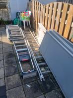 Telescoop ladder uitschuifladder 2 x 10 treden, Ophalen of Verzenden, 2 tot 4 meter