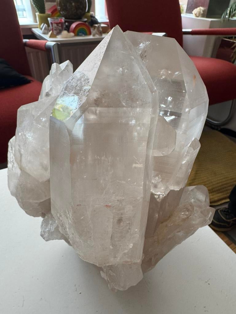 Bergkristal cluster AAA 12,2kilo, Ophalen of Verzenden