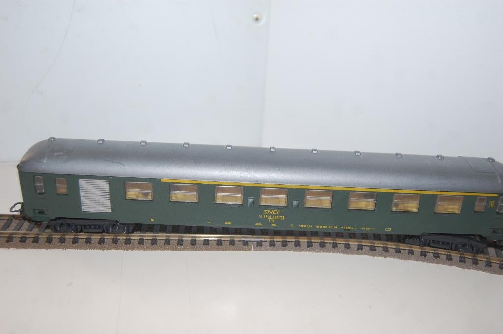 Een RIJTUIG van de SNCF 1e klas groen, Gebruikt, Gelijkstroom, Wagon, Ophalen of Verzenden