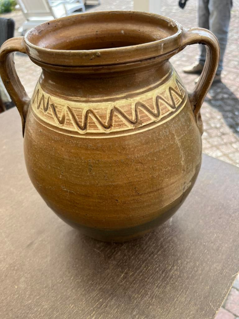 Oude aardewerk kriik, Ophalen