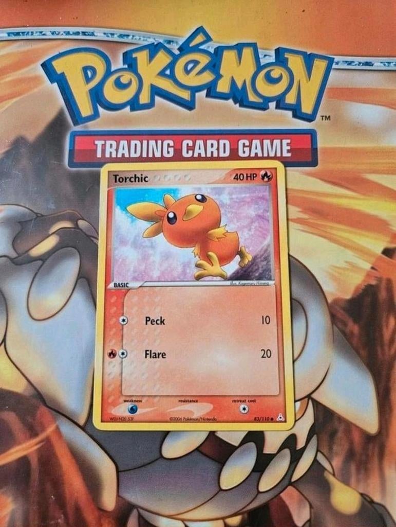 Torchic 83/110 Ex Holon Phantoms pokemon kaart, Ophalen of Verzenden, Gebruikt, Losse kaart