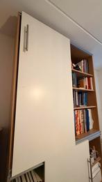 2x IKEA Besta kasten beuken/wit met schuifdeur, Huis en Inrichting, Kasten | Boekenkasten, Ophalen, Gebruikt, 100 tot 150 cm, Minder dan 100 cm