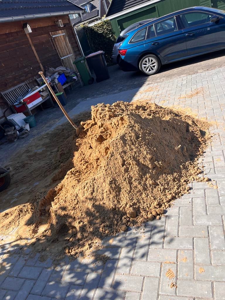 Gratis Opvulzand af te halen in Huizen, Tuin en Terras, Zand, Ophalen, Nieuw, Ophoogzand