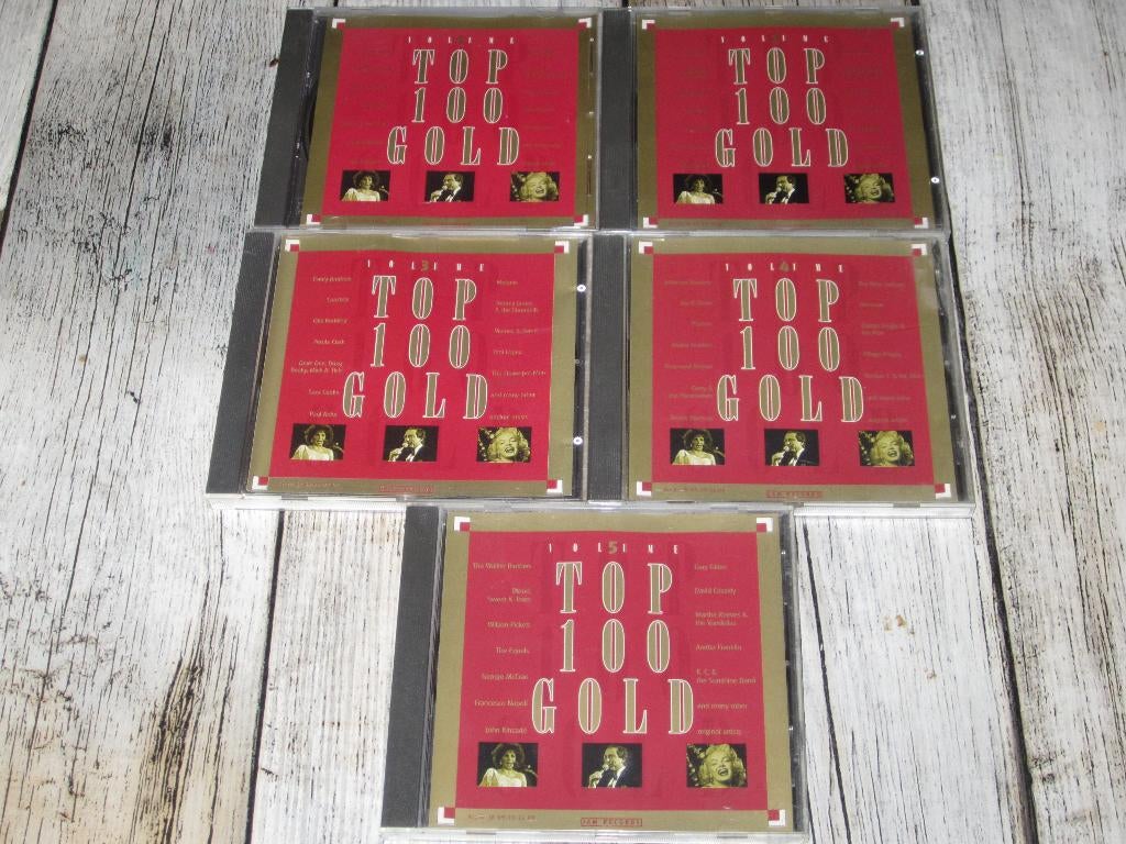 Top 100 Gold 5 cd’s, Cd's en Dvd's, Ophalen of Verzenden, Zo goed als nieuw, Boxset