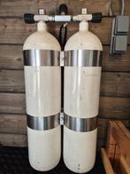 Stalen Dubbelset 212 Liter Concave, Watersport en Boten, Ophalen, Gebruikt, Duikfles