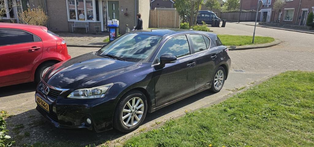 Lexus CT-H 200H 1.8 Hybrid 2012 Zwart, Auto's, Lexus, Zwart, Zwart, Origineel Nederlands, Parkeersensor