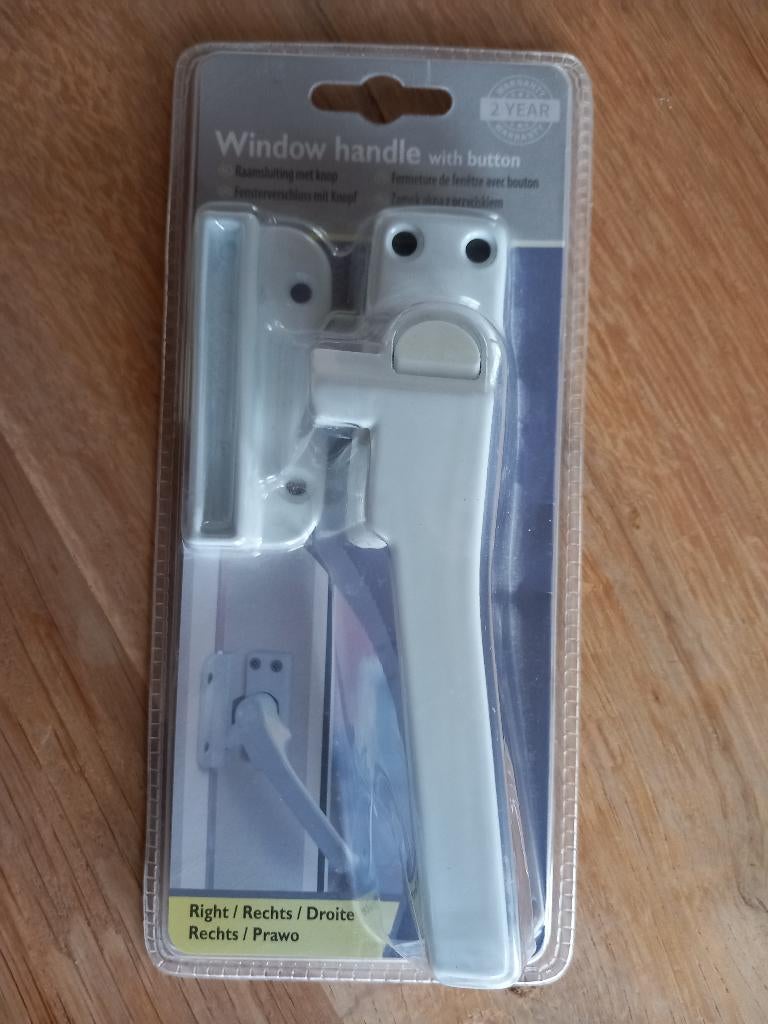 Raamsluiting / deursluiting met nok rechts, Doe-het-zelf en Verbouw, Hang- en Sluitwerk, Ophalen of Verzenden, Nieuw, IJzer, Slot