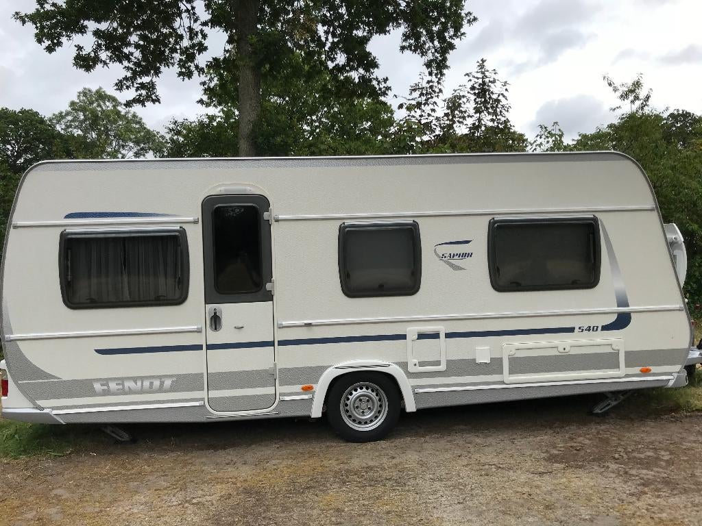 Fendt caravan Saphir 540, 2 aparte bedden, Rondzit, Ringverwarming, Particulier
