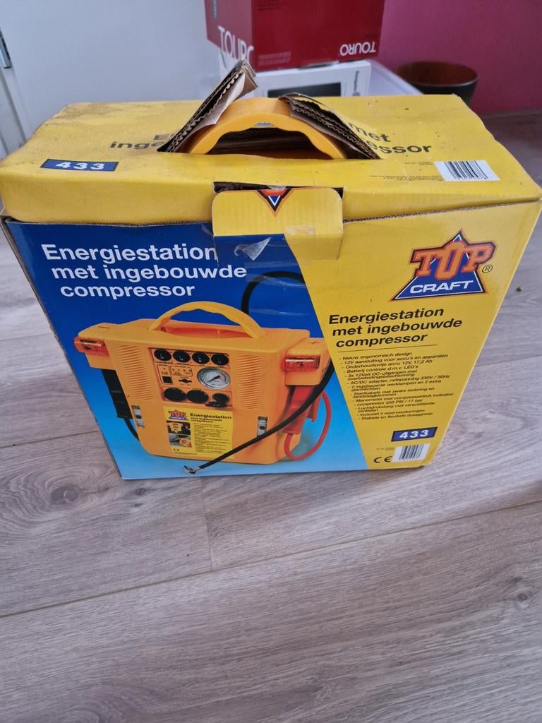Powercraft energiestation 12v met luchtcompressor. Zgan, Ophalen of Verzenden, Zo goed als nieuw