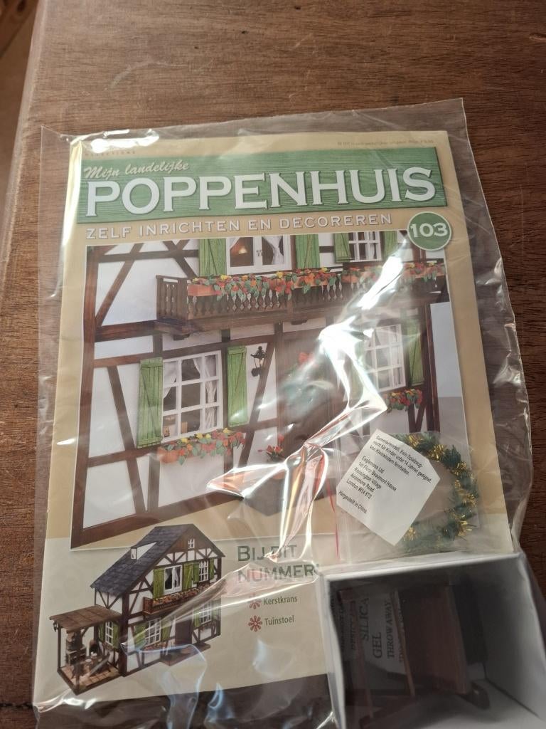poppenhuis, Hobby en Vrije tijd, Ophalen, Meerkleurig, Hout, Zo goed als nieuw