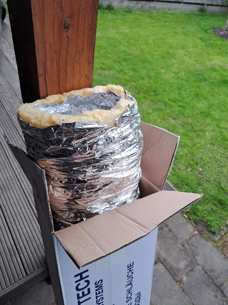 T.e.a.b diverse restanten wtw installatie. Flexibele buis., Ophalen, Ventilator en Afzuiger