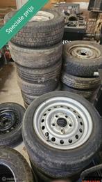15 x gebruikte aanhanger banden met velgen, Ophalen, Gebruikt