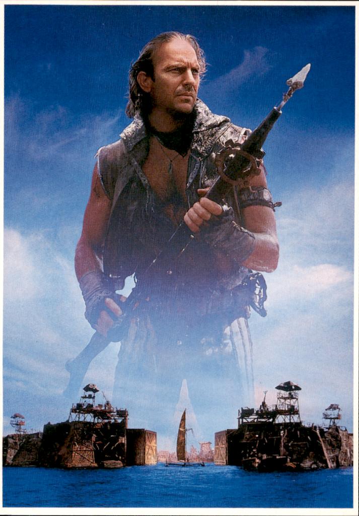 promotiekaart, Film Waterworld, Kevin Costner, Verzenden, 1980 tot heden, Ongelopen, Overige thema's