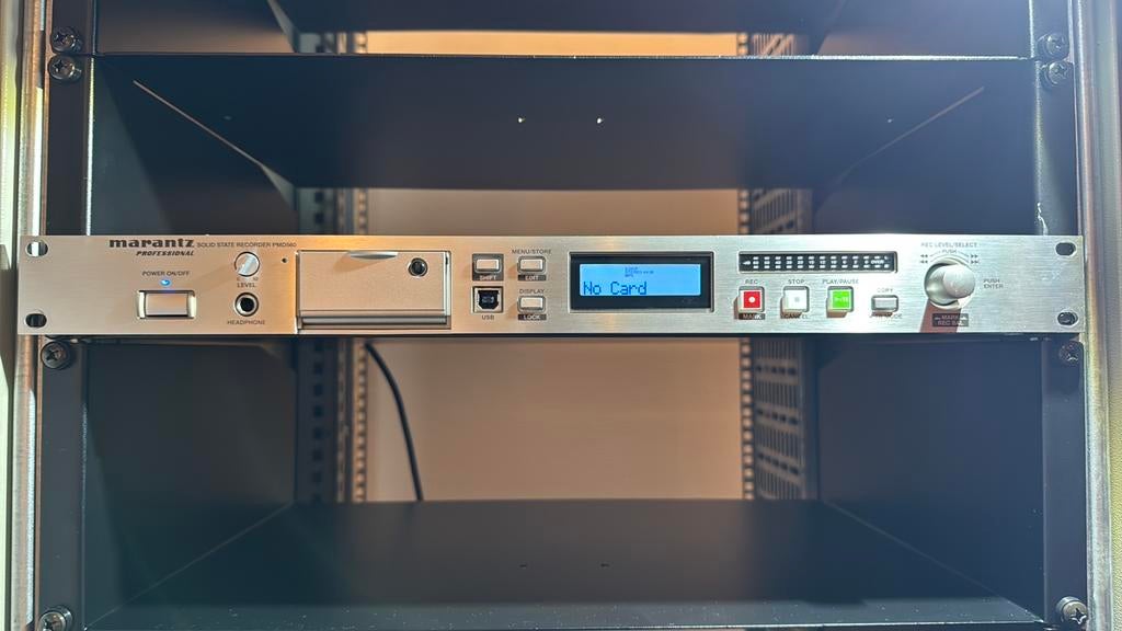 Marantz PMD560 WAV/MP3 recorder, Ophalen, Zo goed als nieuw, Audio