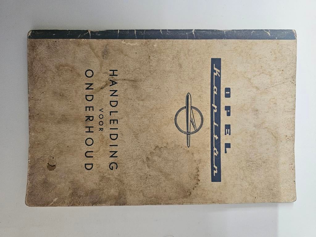 Opel Kapitein Onderhoudshandleiding - Nederlands, Ophalen of Verzenden