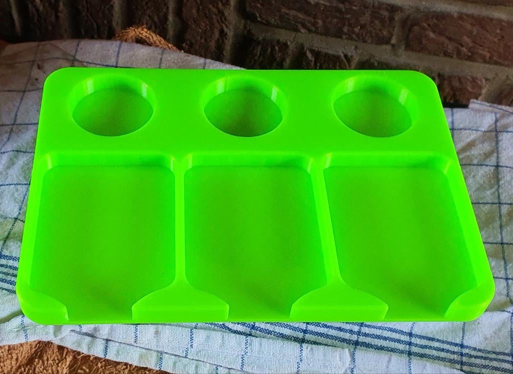 Diamond painting tray voor 3 schud bakjes, Ophalen of Verzenden, Nieuw, Knutselwerk