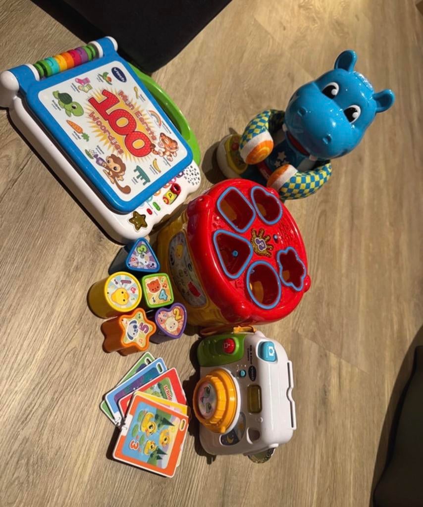 VTech Speelgoed Set: Mijn Eerste 100 Woordjes, Vormenstoof,, Ophalen of Verzenden, Gebruikt, 6 maanden tot 2 jaar