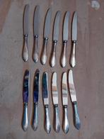 12 vintage oude messen verzilverd 90 nieuwpoort, Antiek en Kunst, Ophalen of Verzenden