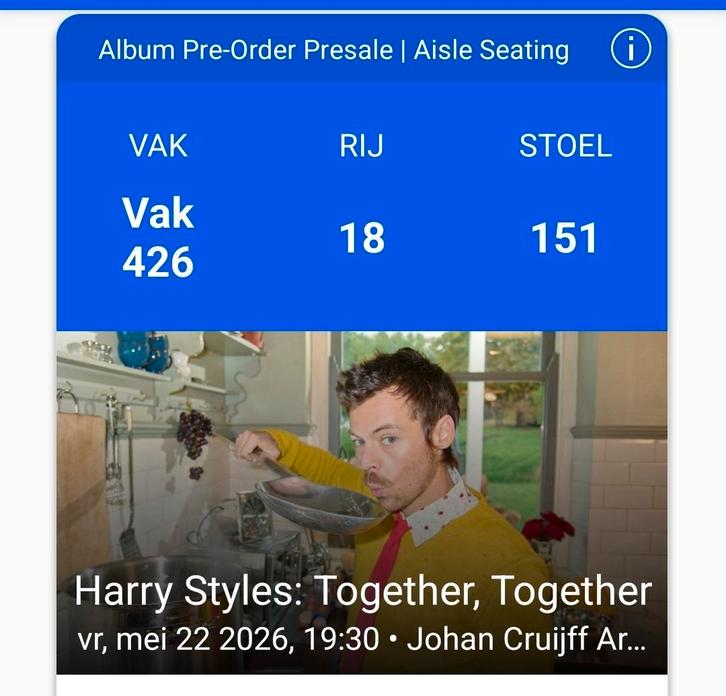 Harry Styles, Tickets en Kaartjes, Concerten | Pop, Drie personen of meer, Juli