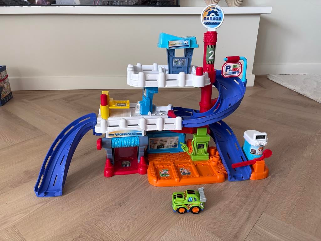 VTech Toet Toet Auto's Garage met auto, Ophalen of Verzenden, Gebruikt
