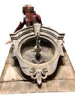 Groot antiek zinken Ossenoog / Oeil de Boeuf, Antiek en Kunst, Ophalen