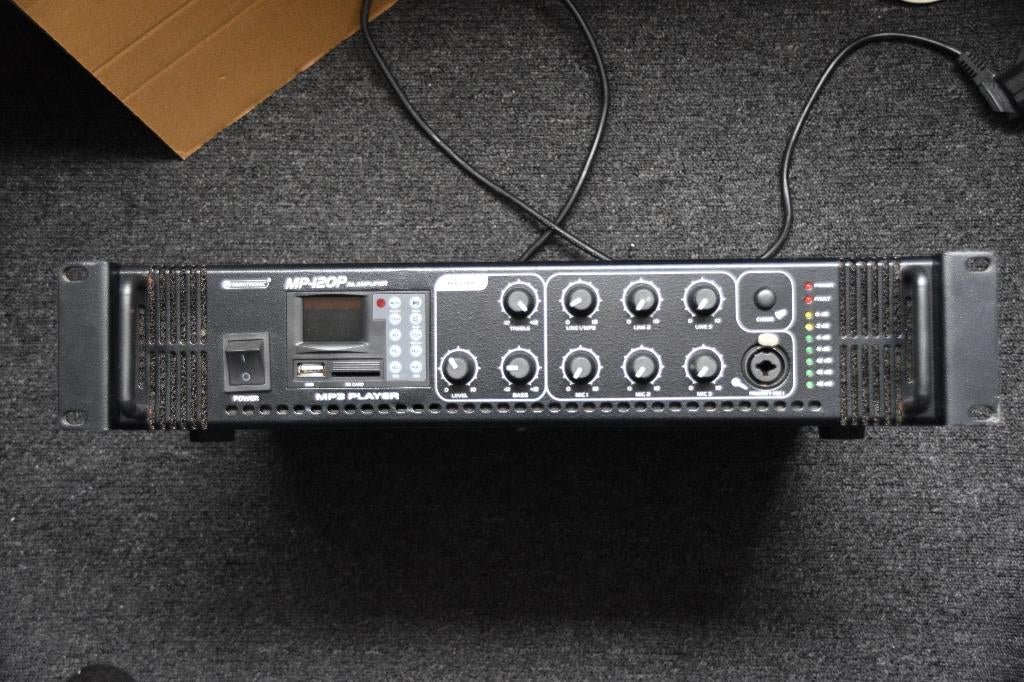 PHILIPS/OMNITRONIC mixer versterkers, Ophalen of Verzenden, Gebruikt, Minder dan 500 watt, Monitor(versterker)