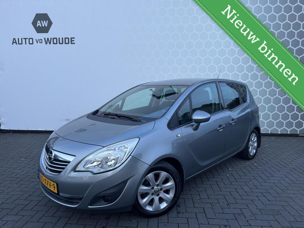 Opel Meriva 1.4 Turbo Cosmo Airco Trekhaak Lage km stand NAP, Euro 5, Stof, Gebruikt, 4 cilinders