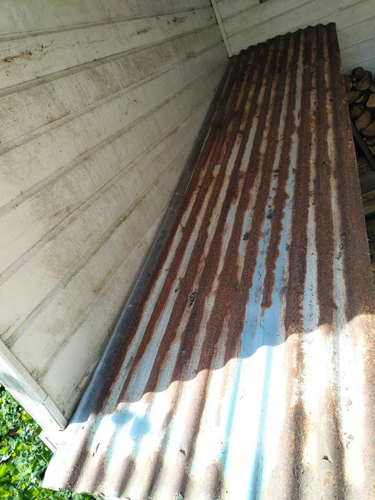 Metalen / ijzeren golfplaten, Ophalen, Zwart, 15 m² of meer, Golfplaat