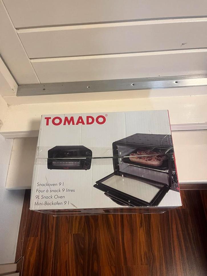 Tomado Snackoven 9L - Compacte Mini-Oven voor Snacks, Witgoed en Apparatuur, Ovens, Nieuw, Vrijstaand, Oven, Minder dan 45 cm