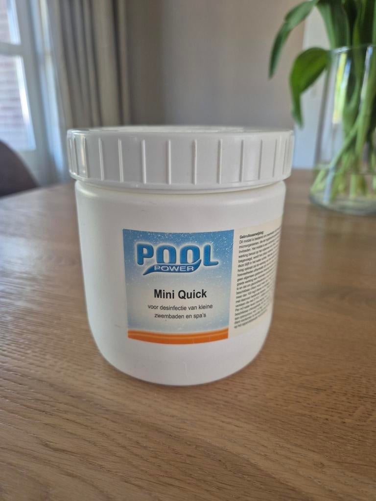 Pool Power Mini Quick desinfectiemiddel voor zwembaden, Ophalen of Verzenden, Nieuw, Reinigingsmiddel