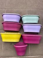 Elho bloempotten / wandbloembakken, Kunststof, Rond, Ophalen of Verzenden, Zo goed als nieuw