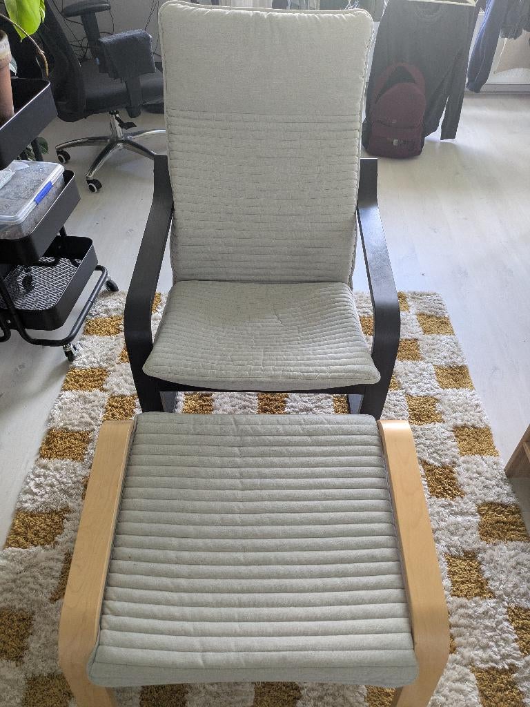 POANG armchair, Huis en Inrichting, Ophalen, Gebruikt, Hout, Minder dan 50 cm