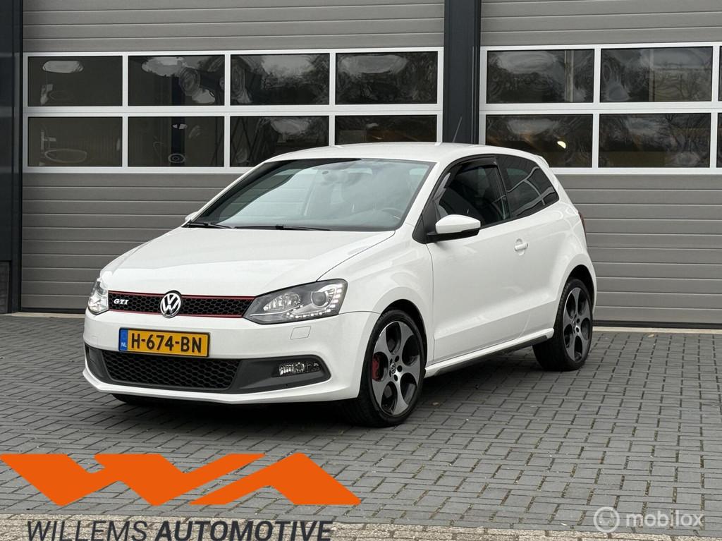 Volkswagen Polo 1.4 TSI GTI DSG Led-Xenon 17’inch, Euro 5, 1169 kg, Zwart, 4 cilinders