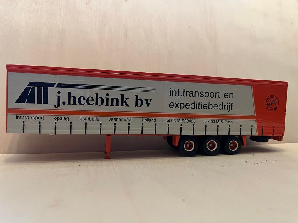 Tekno Model vrachtwagen oplegger J. Heebink, Ophalen of Verzenden, Gebruikt, Bus of Vrachtwagen, Overige merken