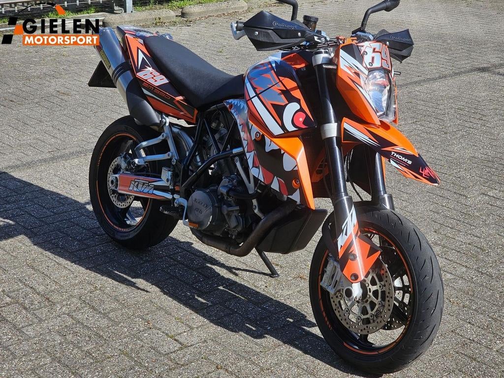 KTM 990 SUPERMOTO (bj 2008), Motoren, 2 cilinders, KTM, Motorrijbewijs A, Bedrijf