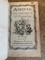 Tasso Aminta 1745 in fraaie leren band, Ophalen of Verzenden