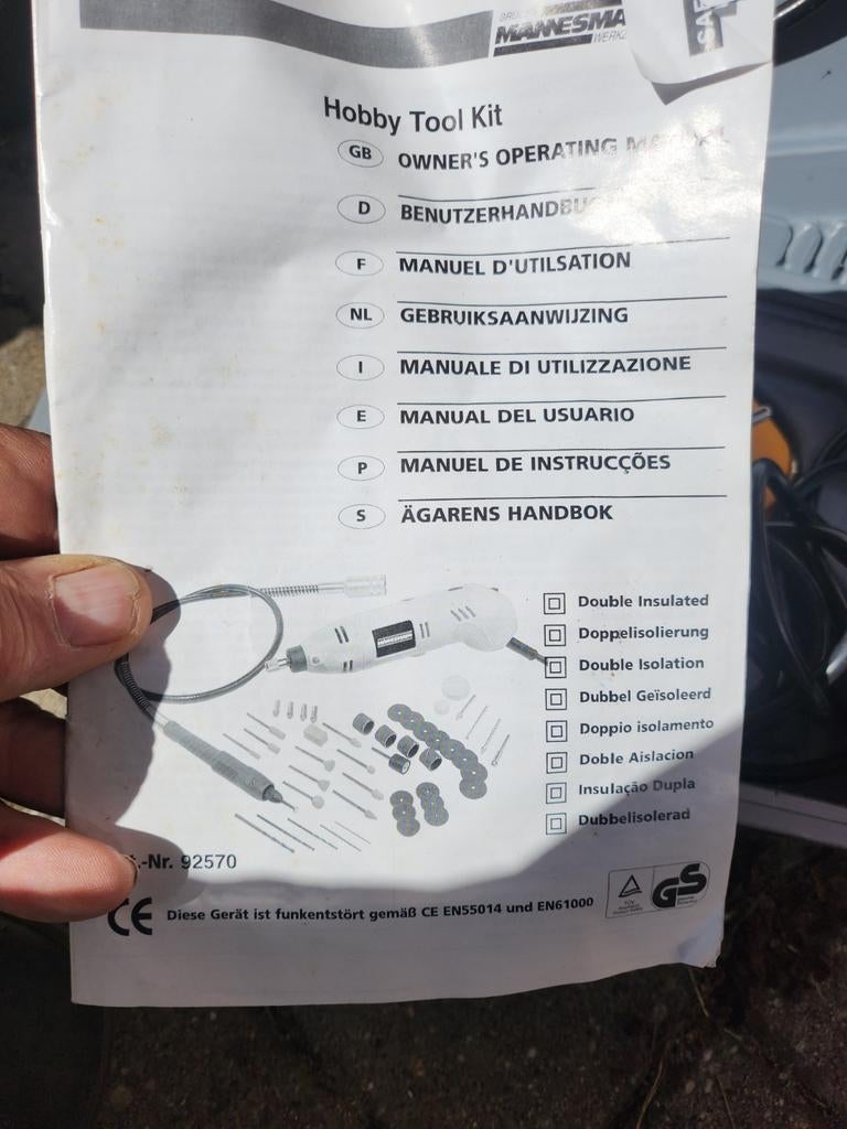 Brüder Mannesmann Hobby Tool Kit - 130W Multitool, Doe-het-zelf en Verbouw, Gereedschap | Overige machines, Ophalen of Verzenden