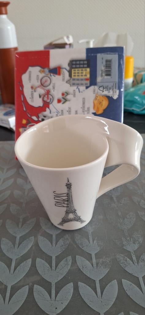 Villeroy & Boch NewWave Paris Mok - Premium Porselein, Ophalen of Verzenden, Zo goed als nieuw, Porselein, Kop(pen) en/of Schotel(s)