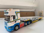 WSI scania R 62 van JOH V/D ZAND met truck transporter, Ophalen of Verzenden, Zo goed als nieuw, Bus of Vrachtwagen, Wsi