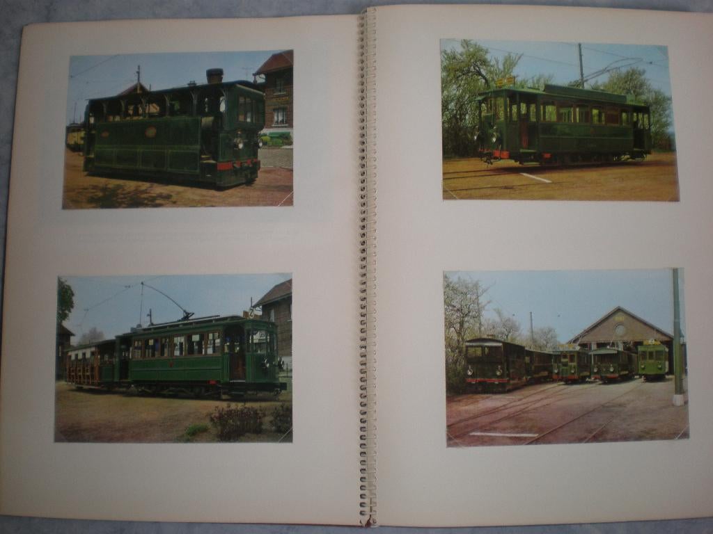 Oude treinen. 46 Ansichtkaarten 8 grote fotos 8 grote, Ophalen of Verzenden, Gebruikt, Trein, Overige typen