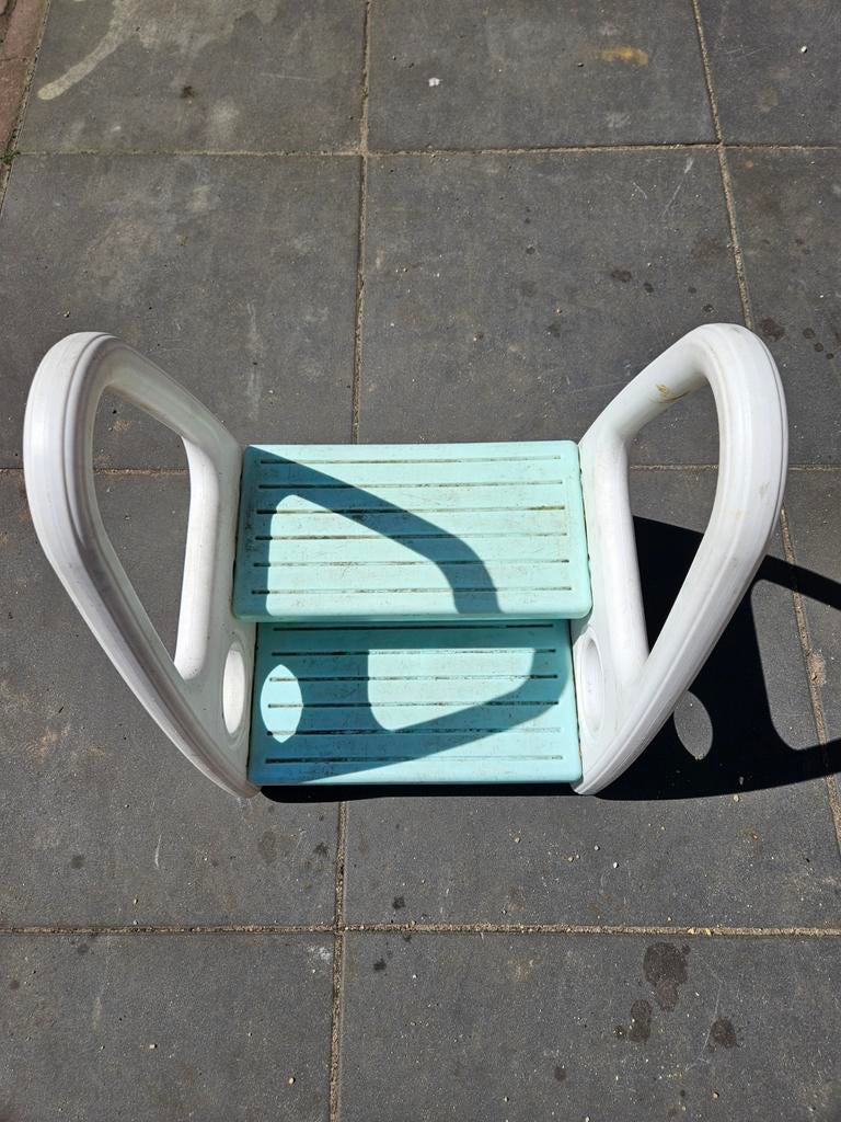 Handige opstapje voor kinderen - wit/lichtblauw, Ophalen, Gebruikt