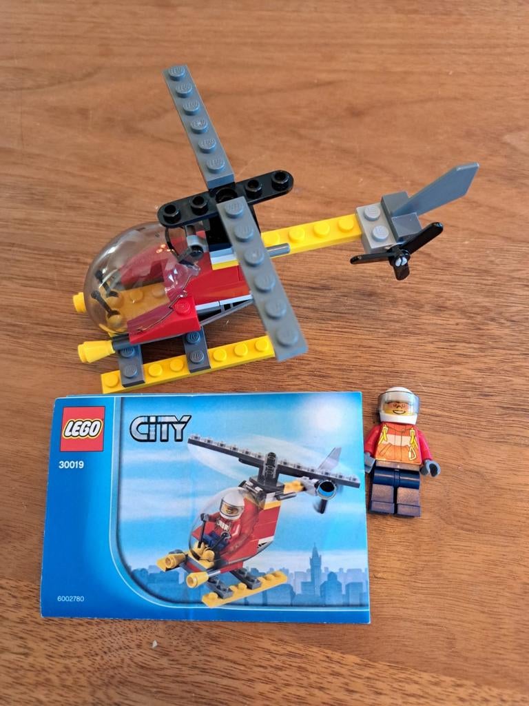 Lego City Helikopter 30019 - Complete Set, Ophalen of Verzenden, Zo goed als nieuw, Complete set, Lego