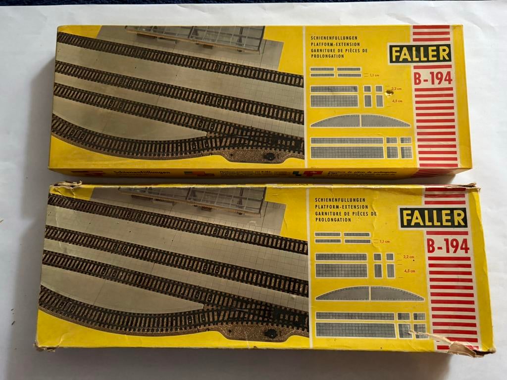 Faller B-194 perrondelen, Overige merken, Gelijkstroom of Wisselstroom, Brug, Tunnel of Gebouw, Ophalen of Verzenden