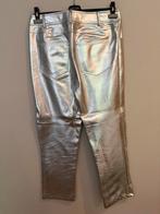 Leuke zilveren feestbroek - Maat 44, Kleding | Dames, Broeken en Pantalons, Overige kleuren, Maat 42/44 (L), Ophalen of Verzenden