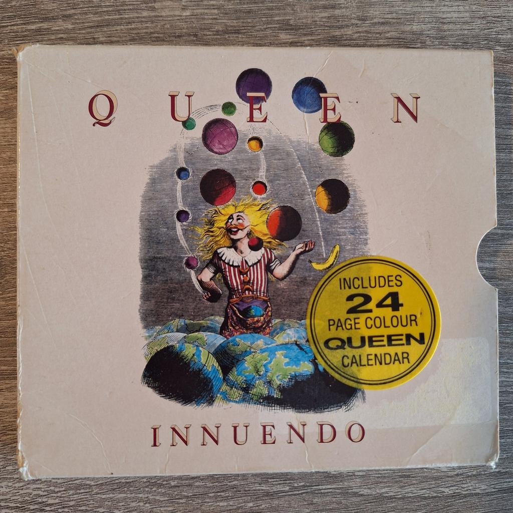 Queen - Innuendo CD met 1991 kalender, Cd's en Dvd's, Cd's | Rock, Ophalen of Verzenden